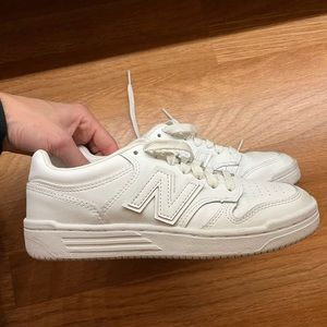 Men’s white new balances 480